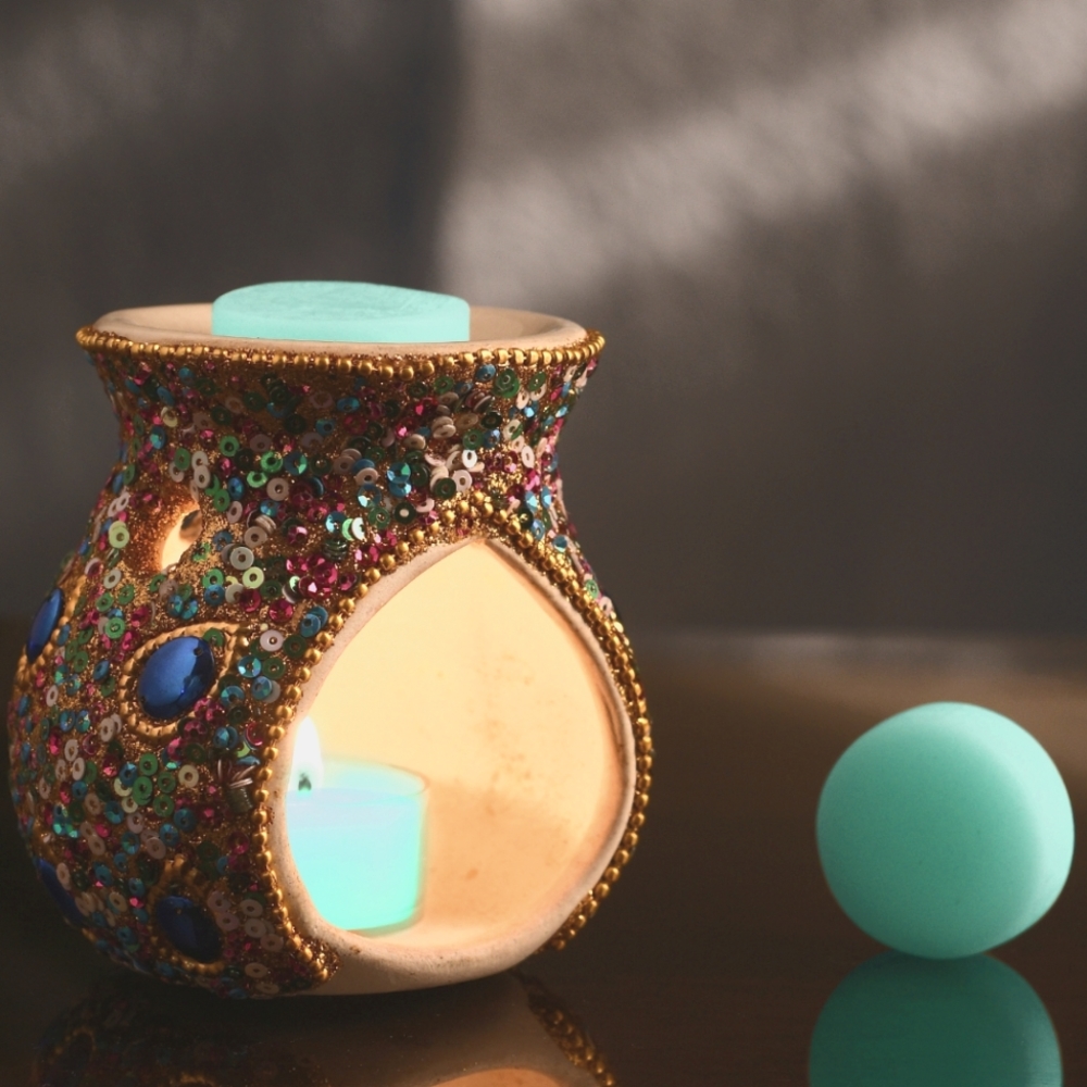 New Vanilla Wax and Candle Holder